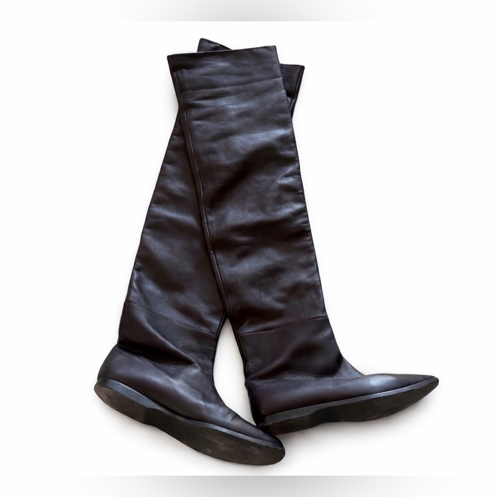 Bally Sleek Black Over-the-Knee Boots